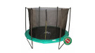 Батут DFC JUMP 14ft складной, c сеткой, цвет green